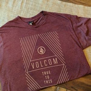 Tee Shirt mens heathered Maroon